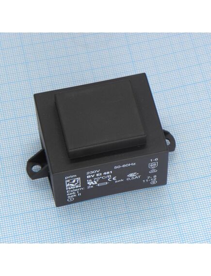 BV EI 481 1271, трансформатор питания 10ва 230в 2x9в 2x556ма