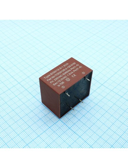 TCE3012S-2-120-0150, трансформатор питания 1.5ва 230в 12в/125ма ta 70°c/b (ei 30/12.5)24.5мм, изображение 2