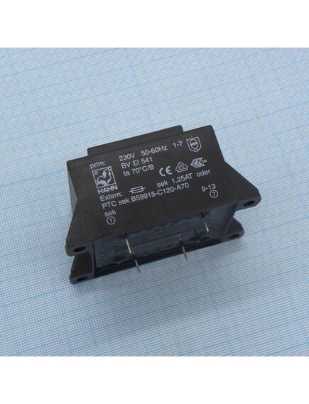 BV EI 541 1132, трансформатор питания 16ва 230в 2x15в 2x534ма 70/b (27)