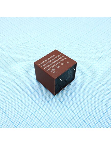 TCE3023S-2-090-0280, трансформатор питания 2.8ва 230в 9в/311ма ta 70°c/b (ei 30/23) 33.8мм, изображение 2
