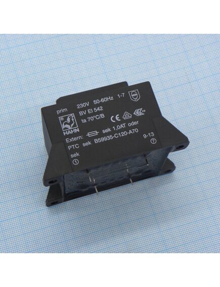BV EI 542 1156, трансформатор питания 20ва 230в 2x9в 2x1112ма