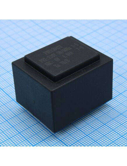 FWE130421, трансформатор 230/115в, 50-60гц (1-5), 6в/0.25а, 1.5ва (7-9)