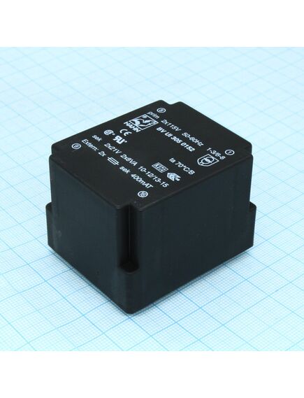 BV UI 305 0152, трансформатор питания 16ва 2x115в, 2x21, 2x380ма 70/b
