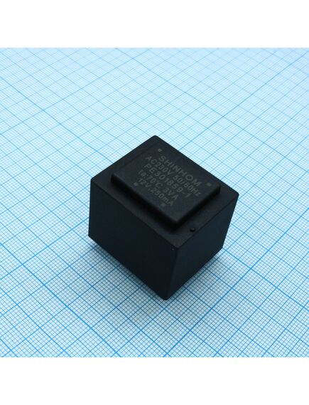 PE301859-1, трансформатор питания 3ва 230в 12в/250ма ta 70°c (ei 30/18) 30мм