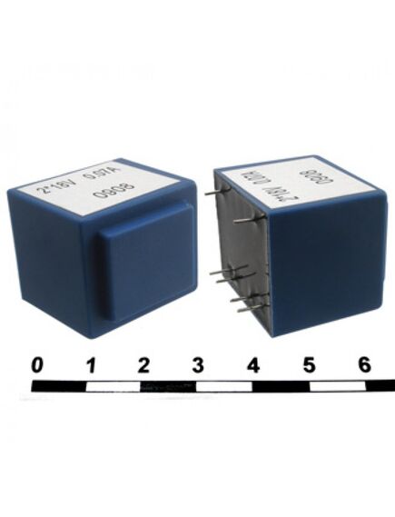ТПК-2 (ТПГ-2) 2X12V (АНАЛОГ), трансформатор питания 2.5ва 230в 2х12в/2х100ма (ei 30/17) 30мм