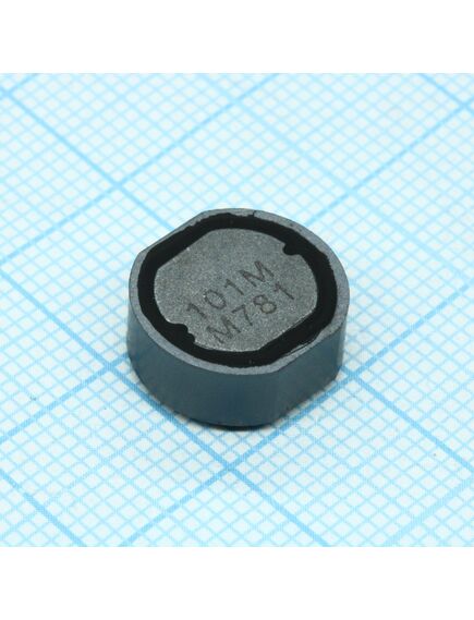 CDR125NP-101MC, силовая smd индуктивность 100мкгн +20-15% 1,05a 0,25ом c магнитным экраном