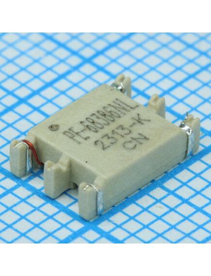 PE-68386NLT, трансформатор импульсный 1:1 изоляция 1500в 0.6ом первичная обмотка 0.6ом вторичная обмотка 6 выводов для поверхностного монтажа автомобильного применения