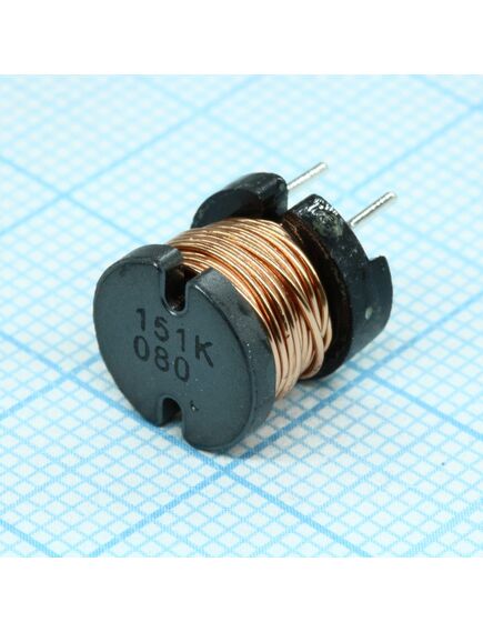 RCH110NP-151K, силовая индуктивность 150uh ±10% 1.4a 0.23om радиальная без магнитного экрана