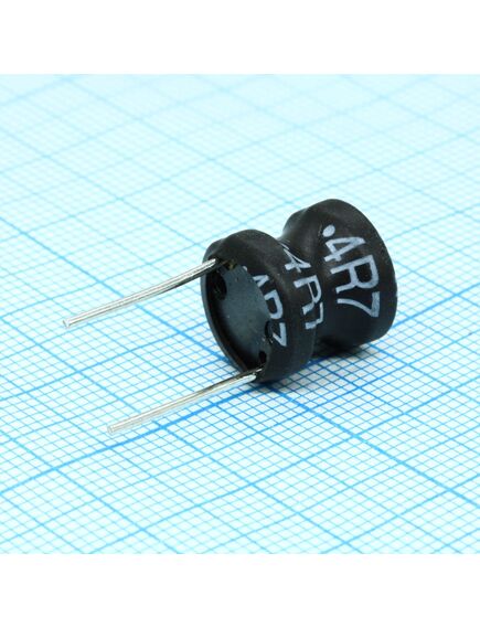 RLB1314-4R7ML, индуктивность проволочная, радиальная, на ферритовом сердечнике 4.7uh 20% 1khz 100q-factor ferrite 4.7a 9mohm dcr rdl bag