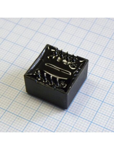 LM-LP-1005L, audio transformer 1:1 6500vdc 90ohm prim. dcr 90ohm sec. dcr 8term. pc pin thru-hole, изображение 2