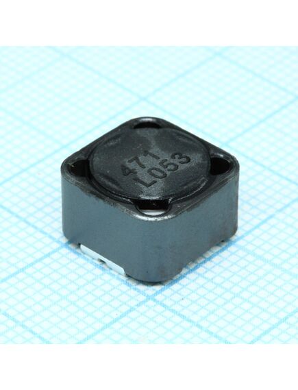 CDRH127/LDNP-471MC, силовая smd индуктивность 470мкгн ±20% 1.0a 0.57ом c магнитным экраном, изображение 2