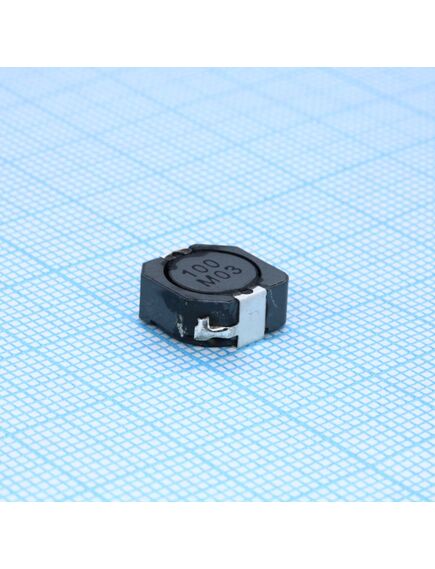 CDRH105RNP-100NC, силовая smd индуктивность 10мкгн ±30% 5.35a 0.02 ом c магнитным экраном