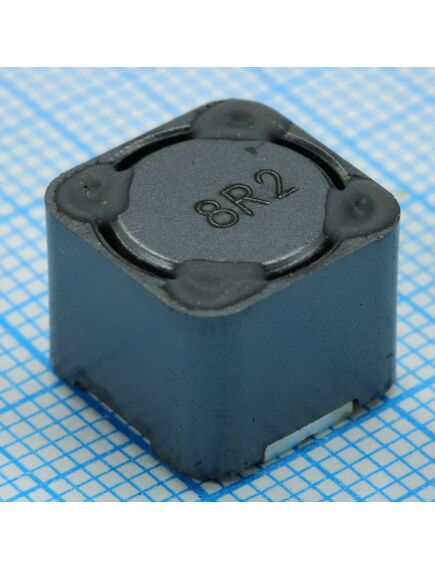 SRR1210-8R2Y, катушка индуктивности силовая проволочная экранированная 8.2мкгн ±30% 1кгц 11q-фактор феррит 7.3a 0.017ом по постоянному току лента на катушке