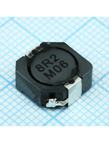 CDRH105RNP-8R2NC, силовая smd индуктивность 8,2мкгн ±30% 5.9a 0.02ом c магнитным экраном