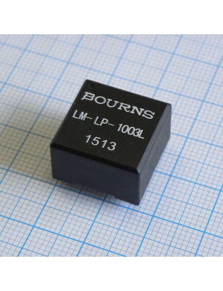 LM-LP-1003L, audio transformer 1:1 6500vdc 90ohm prim. dcr 90ohm sec. dcr 6term. pc pin thru-hole