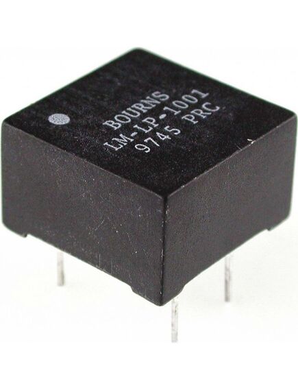 LM-LP-1001L, audio transformer 1:1 6500vdc 90ohm prim. dcr 90ohm sec. dcr 8term. pc pin thru-hole