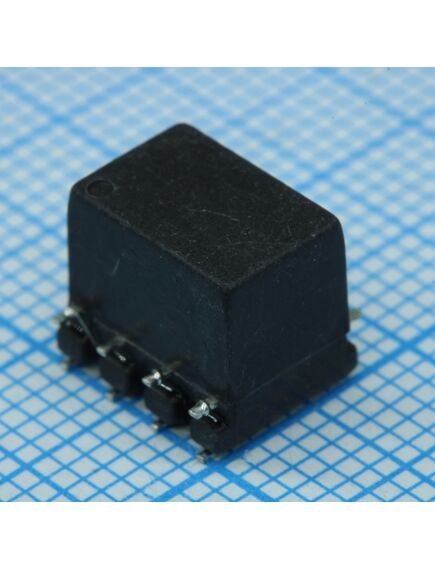 T05A-111-045, трансформатор импульсный 1:1:1, изоляция 1500в, dcr=1.25 ohm, smd монтаж
