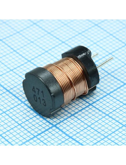 RCH114NP-471KB, силовая индуктивность 470uh ±10% 0.84a 0.5om радиальная без магнитного экрана