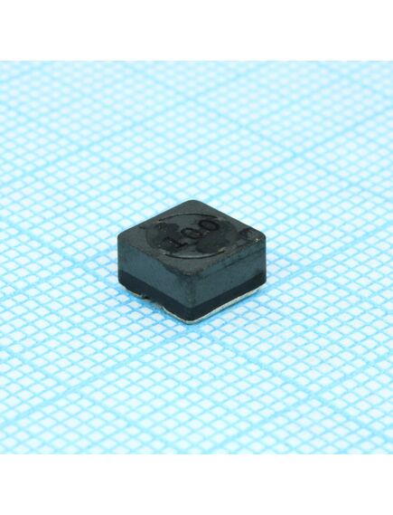 SRR6038-100Y, smd индуктивность проволочная, на ферритовом сердечнике, экранированная 10мкгн ±30% 100кгц 8.8q-фактор феррит 2а 0.038ом лента на катушке