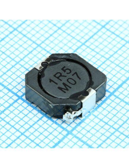 CDRH104RNP-1R5NC, силовая smd индуктивность 1.5мкгн ±30% 6.5a 0.081ом c магнитным экраном