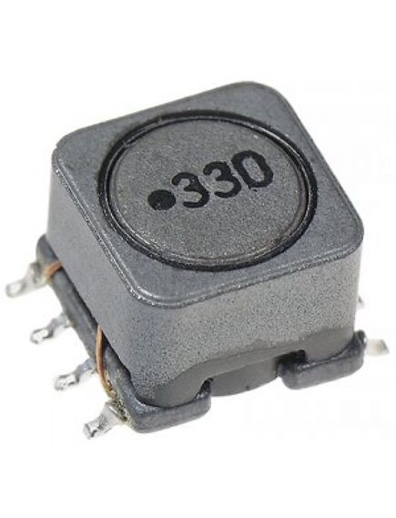 SRR0908-330ML, катушка индуктивности силовая проволочная экранированная 33мкгн ±20% 1кгц 40q-фактор феррит 1.7a 100мом по постоянному току лента на катушке