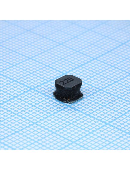 SRN5040-220M, индуктивность smd силовая полуэкранированная проволочная 22мкгн ±20% 100кгц 17q-фактор феррит 1.4a 152мом по постоянному току 2020 лента на катушке