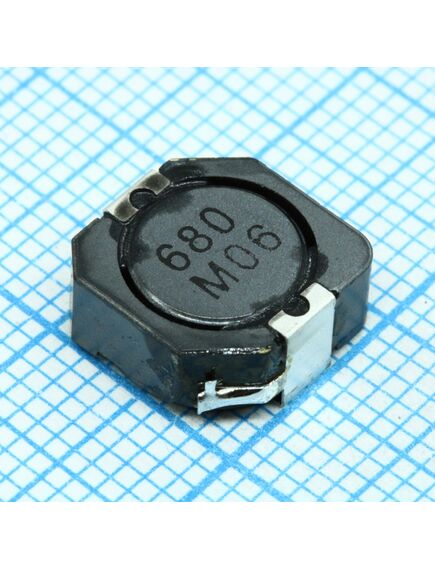 CDRH105RNP-680NC, силовая smd индуктивность 68мкгн ±30% 1.6a 0.201ом c магнитным экраном