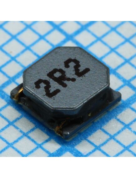 SRN4018-2R2M, катушка индуктивности силовая проволочная полуэкранированная 2.2мкгн ±20% 60мгц 9q-фактор феррит 2.9а 0.044ом по постоянному току