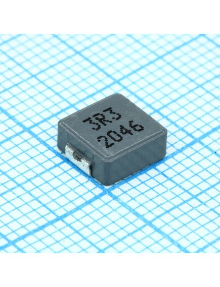 SRP7028A-3R3M, катушка индуктивности силовая проволочная экранированная 3.3мкгн ±20% 100кгц 20q-фактор карбонил 6a 30мом по постоянному току автомобильного применения