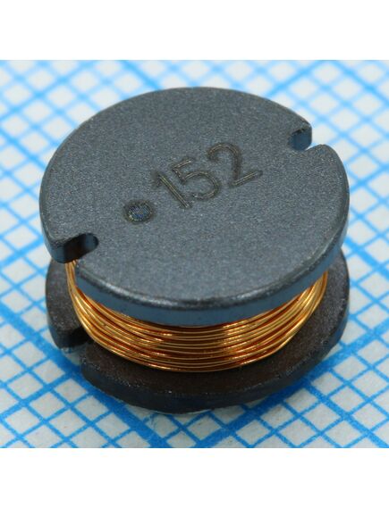 SDR1006-152KL, чип-индуктивность силовая проволочная 1.5мгн ±10% 1кгц 31q-фактор феррит 190ма 5ом лента на катушке