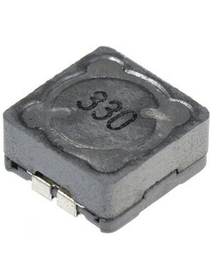 SRR1206-221KL, катушка индуктивности силовая проволочная экранированная 220мкгн ±10% 1кгц 11q-фактор феррит 700ма 460мом по постоянному току лента на катушке