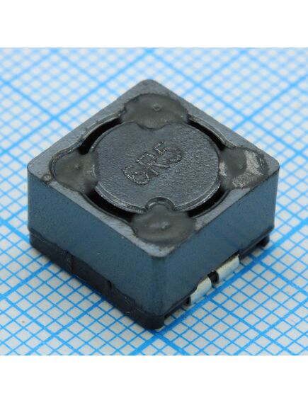 SRR1208-6R5ML, катушка индуктивности силовая проволочная экранированная 6.5мкгн ±20% 1кгц 25q-фактор феррит 6a 18мом по постоянному току лента на катушке
