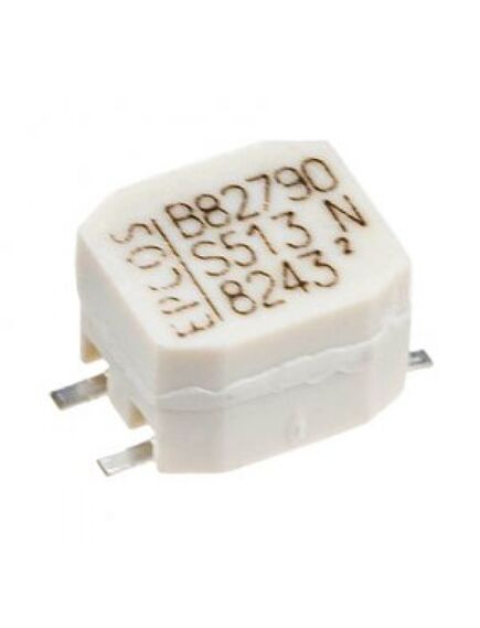 B82790C0513N201, 2x51мкгн 0.5a дроссель для подавления асимметричной интерференции / тороидальный сердечник 9x6x5.2мм 42vdc/80vac smd