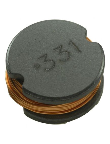 SDR1307-331KL, чип-индуктивность силовая проволочная 330мкгн ±10% 100кгц 15q-фактор феррит 1.1a 520мом лента на катушке