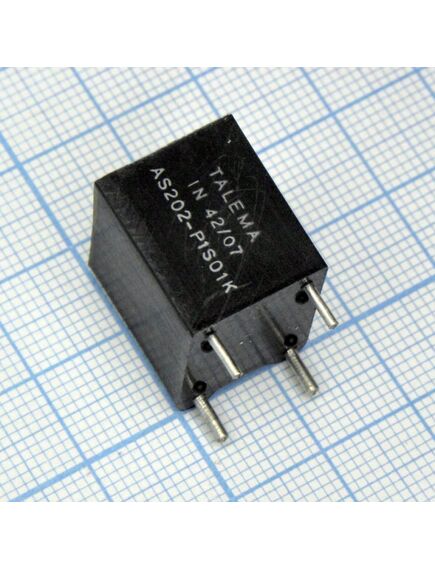 AS-202, датчик тока 15a, 1:200, 20-200khz, 1 силовая обм./1 измерительная обм