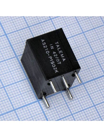 AS-210, датчик тока 15a, 1:50ct, 20-200khz, 1 силовая обм./1 измерительная обм.с отводом от средней точки