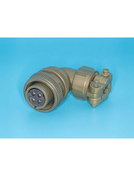 MS3108E-14S-2S, разъём серии ms 4 контакта, гнездо на кабель, прямой угол