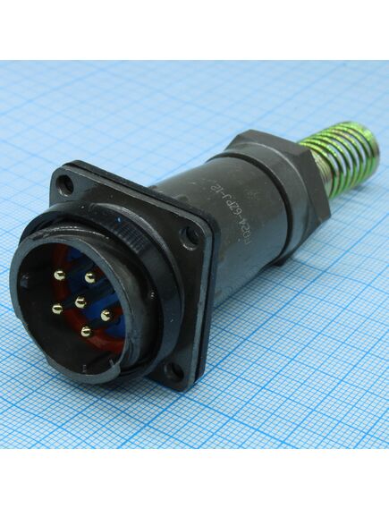 FQ24-6PIN ZPJ-12, блочная вилка, 6 контактов