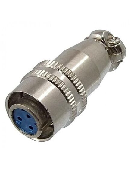 XS9-3(ZN) CABLE JACK, разъем быстрого соединения, 3-х контактый