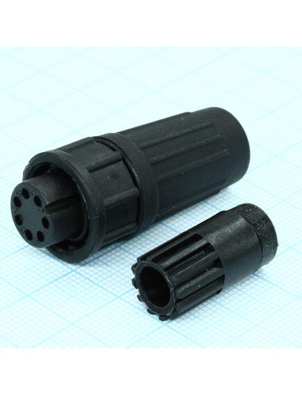 PY07-7T, кабельная розетка, 7 контактов