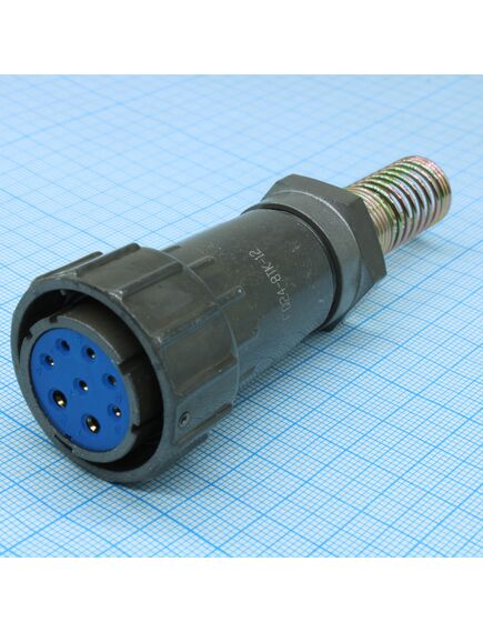 FQ24-8PIN TK-12, кабельная розетка, 8 контактов