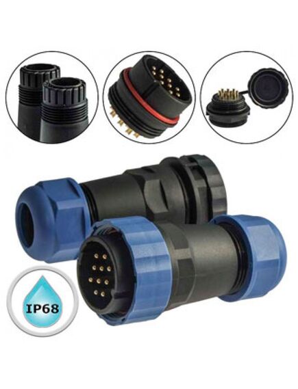SZC28 10P-F-M, разъём герметичный szc28 10p-f-m, 10 контактов