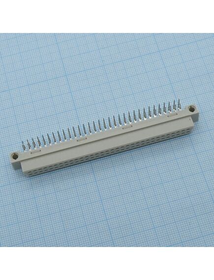 DS1118-64F0R23, разъем (розетка) din 41612 тип b 64pin (2х32), шаг 2.54мм двухрядный угловой (ряд аb)