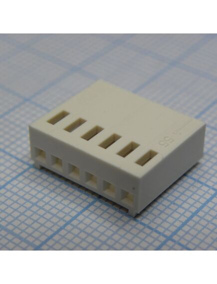 I-DS1070-SCV06, розетка на кабель 2.54мм, требуются контакты t-ds1070-sc600