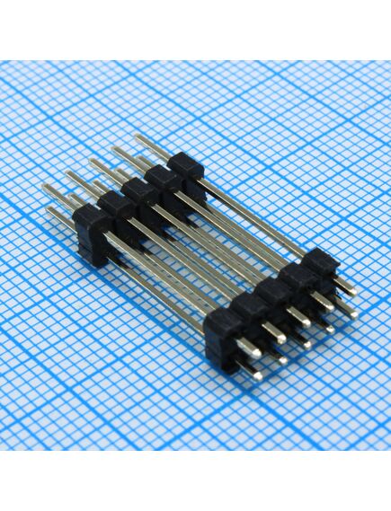 DS1029-04-2X5P8BVB70-B, соединитель штыревой 2х5 контактов шаг 2,54мм