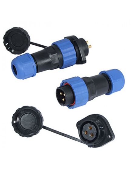 SZC21 3P-M-FE, разъём герметичный szc21 3p-m-fe, 3 контакта