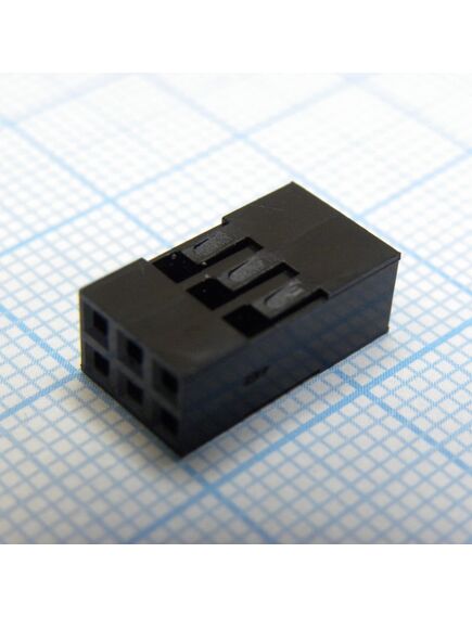 I-DS1071-SCB02X3, гнезда на кабель, двухрядные, требуются контакты t-ds1071-sc600