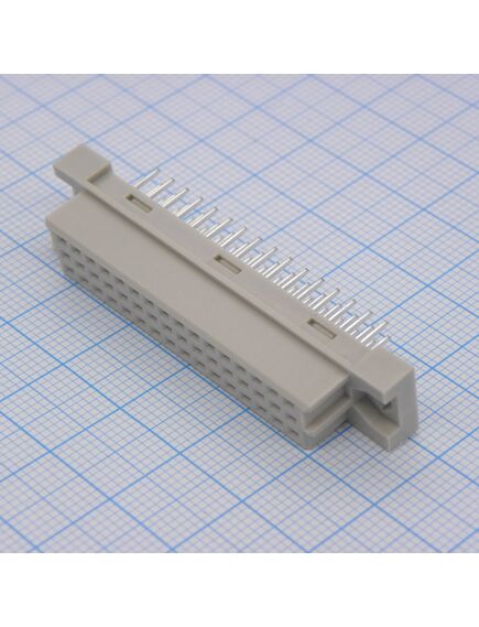 DS1120-48F0V13, разъем (розетка) din 41612 тип r 48pin (3х16), шаг 2.54мм трехрядный прямой (ряд аbc)