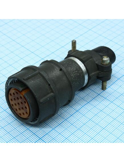 2РМ24КПН19Г1В1, соединитель цилиндрический низковольтный герметичный