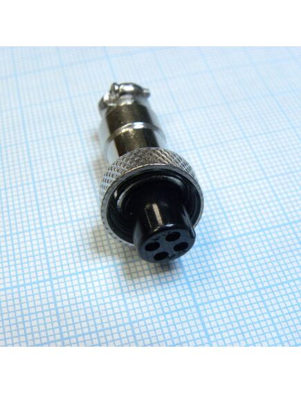 Разъем PH-M12-4FC, разъем металлический